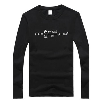 春秋泰勒歐拉公式純棉長袖T恤高等數學班服愛因斯坦物理學霸衣服