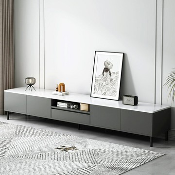 免運 開立發票 電視柜意式輕奢客廳家用小戶型簡約現代地柜簡易茶幾電視機柜組合 快速出貨