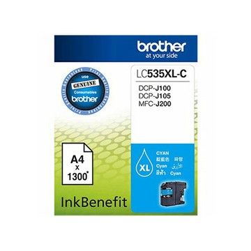 兄弟牌 BROTHER 藍色原廠墨水匣 / 盒 LC535XLC【APP滿額下單4%點數(單一帳號最高1000點)】7/31止