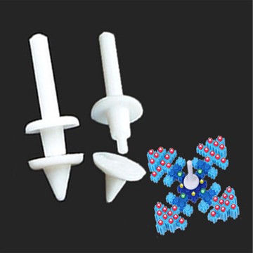 韓國 Color Story - 免燙拼豆配件-旋轉陀螺零件5入組(白色)