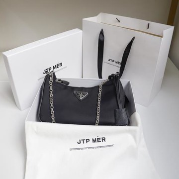 JTP 尼龍布三合一麻將包2025新款高級感中古鏈條腋下包單肩斜挎包