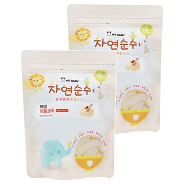 MB BABY 萌寶寶 大米餅 4個月以上  原味  20g  2包