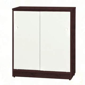 文創集-南亞塑鋼   博卡  南亞塑鋼3尺雙拉門鞋櫃-90.1x40.8x103.5cm免組
