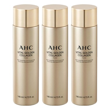 AHC Vital Golden Collagen 活力黃金膠原蛋白化妝水  140ml  3瓶
