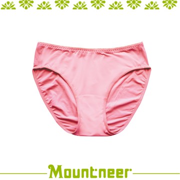 【Mountneer 山林 女 透氣三角內褲《淺粉》】11K80-30/透氣內褲/排汗內褲/三角褲