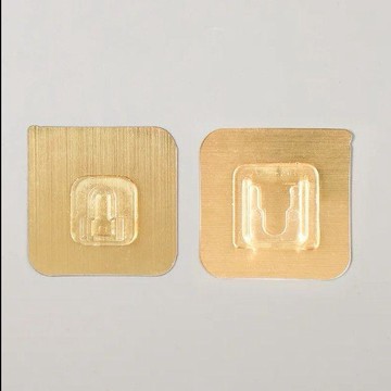 臺灣發貨>子母扣粘貼強力廚房免打孔通用掛鉤固定卡扣浴室粘鉤雙面貼物插座PKQ