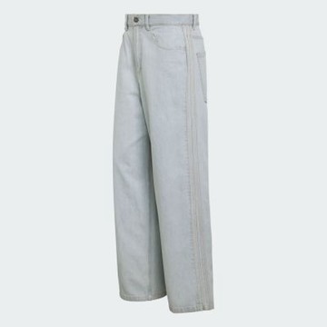 Adidas 愛迪達 Denim Jeans KS6845 男 長褲 牛仔長褲 灰 丹寧 撞色