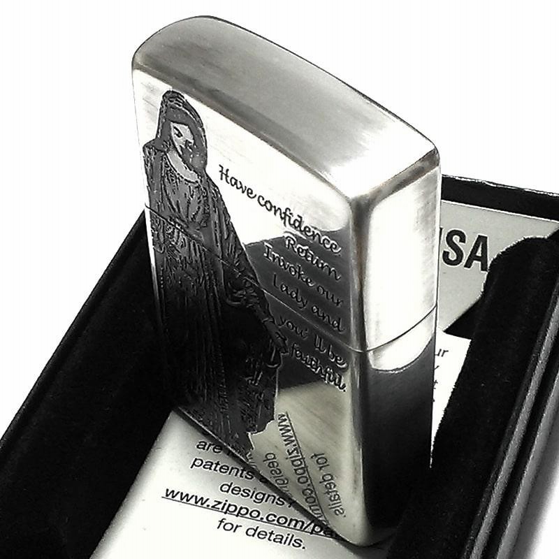 ジッポ マリア 御守り 聖書 ZIPPO ライター シルバー おしゃれ お守り 