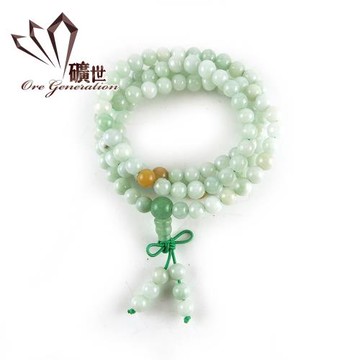 【礦世】冰糯翡翠念珠