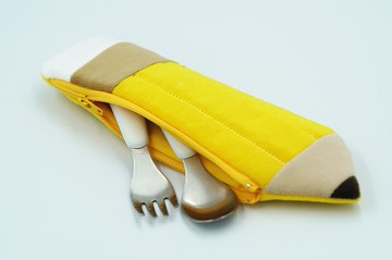 Bucute鉛筆兒童餐具袋/筆袋/生日禮物/手工製作/交換禮物