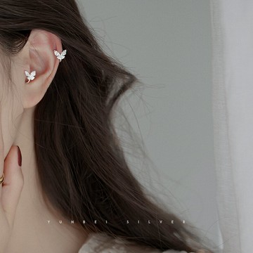 高級感耳夾女純銀氣質無耳洞耳骨環網紅韓國時尚耳環2021年新款潮