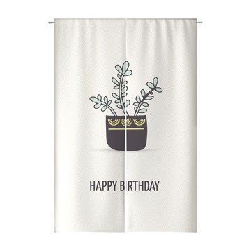 【客製化門簾】【贈桿發票】向日葵門簾 開運門簾 布招牌製作 風水窗簾 雙開門簾 浴廁門簾 北歐門簾 北歐風門簾