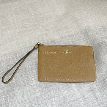 COACH LARGE CORNER ZIP WRISTLET 小手拿包 手腕包 多色 代購