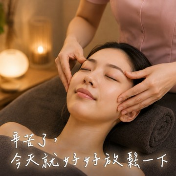 【He&She百元美容】人氣款|臉部舒壓按摩40分鐘券(MO)