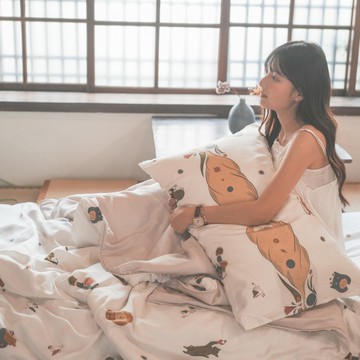 天絲(100支)床組 星際喵子▻禮盒包裝◅S1 單人床包兩件組 專櫃級 100%天絲 台灣製 棉床本舖