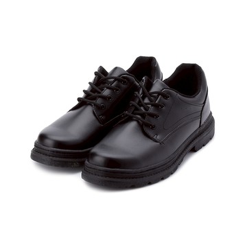 SARTORI 綁帶素面學生鞋 黑 男鞋