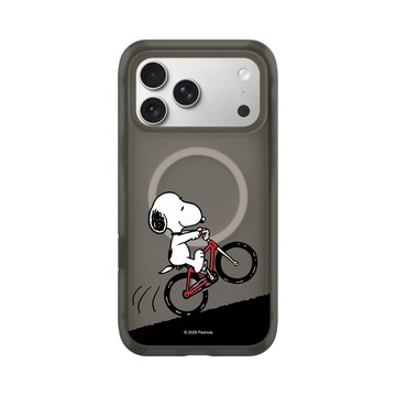 iPhone 17 Pro Max AirX 本質黑 - 史努比 Snoopy - 騎腳踏車