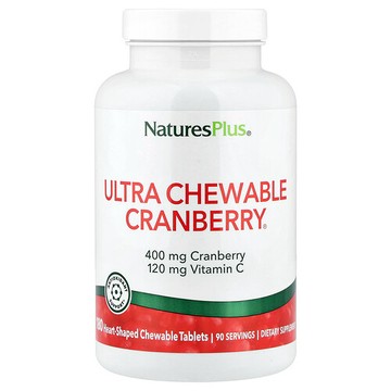 NaturesPlus, 超級咀嚼蔓越莓®，180 片心形咀嚼片