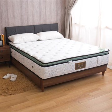 【AS】艾爾瑪 棉柔乳膠正三線雙人5尺獨立筒床墊