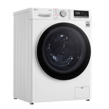【LG 樂金】WD-S90VDW  LG 蒸氣滾筒洗衣機 （蒸洗脫烘）｜洗衣9公斤＋烘衣6公斤 （冰瓷白）_廠商直送