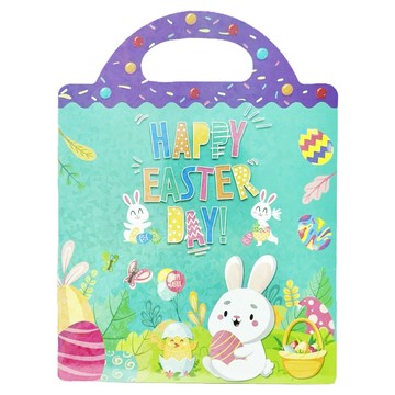 反覆黏貼場景DIY貼紙書 復活節款