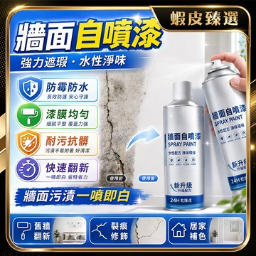 🏆 蝦皮隔日到🏆 現貨免運 防水漆 牆面修補漆 一噴即白 牆面修補膏 塗鴉修補噴漆 烤漆噴漆 百分百噴漆 牆面修色漆