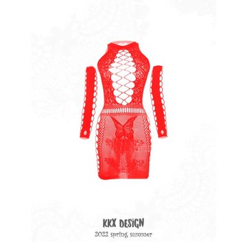 Y2K千禧辣妹蝴蝶蕾絲袖套背心 性感透視鏤空內搭上衣