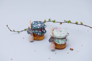 【客製化禮物】婚禮小物 l 囍蜜蜂巢版 (百花蜂蜜)