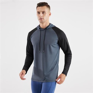 【米蘭精品】現貨+預購 長袖上衣運動服跑步上衣健身訓練衣-彈力速乾輕便訓練男上衣4色74la68