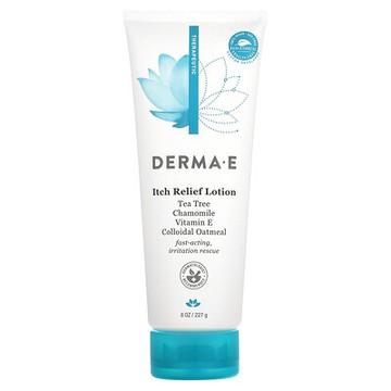 DERMA E, 瘙癢緩解乳液，8 盎司（227 克）