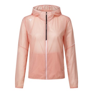 Descente 迪桑特 防風連帽外套 女裝 反光 粉【運動世界】SQ313RWB71-LPNK