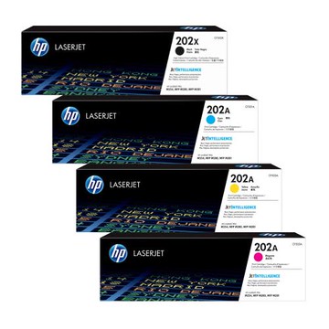 HP CF500X(202X)高容量+CF501A+CF502A+CF503A(202A) 四色優惠 原廠碳粉匣 適用M254dw / M281fdw