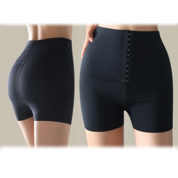 塑身褲排勾高腰三分褲收腹塑身褲短褲清惠S-XL.Bifox