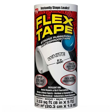 [COSCO代購6] D151464-B FLEX TAPE 飛速強固修補膠帶 8吋 單捲白色