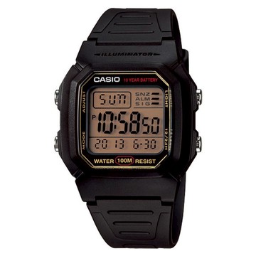 CASIO 卡西歐 經典電子數字腕錶 W-800HG-9AVDF  黑色