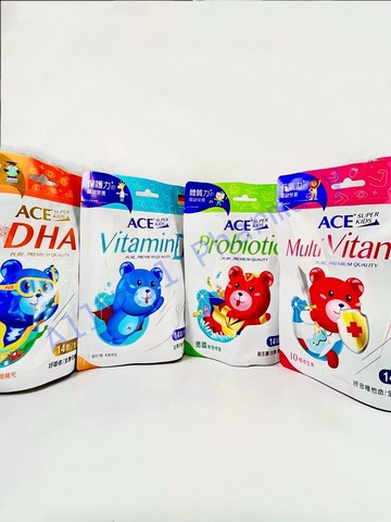 ACE軟糖 綜合維他命 / 維他命D / DHA / 益生菌 隨手包 / 量販包 比利時原裝進口