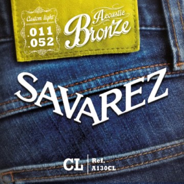 SAVAREZ A130CL 黃銅民謠木吉他弦 11-52