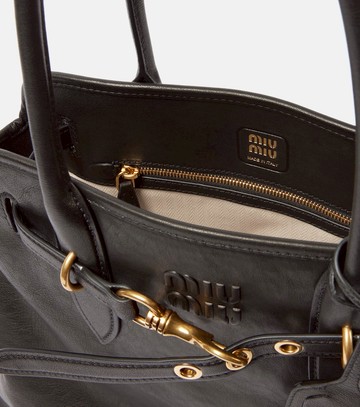 Miu Miu Aventure Medium leather tote bag