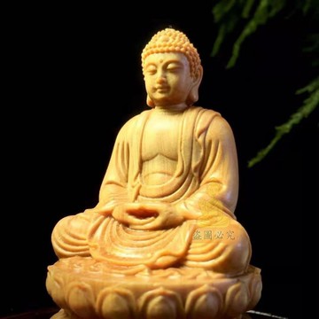 祈福 🙏🏻過香爐 開光  崖柏木雕大日如來佛祖菩薩客廳家居車載招財祈福實木釋迦摩尼佛像 免運 禮品 送人