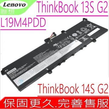 Lenovo L19M4PDD 電池適用 聯想 ThinkBook 13S G2 G2ITL,14S G2 G2ITL L19C4PDD L19D4PDD 5B10W51873 5B10Z37621