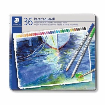 STAEDTLER 德國金鑽級水彩色鉛筆36色組 MS125 M36