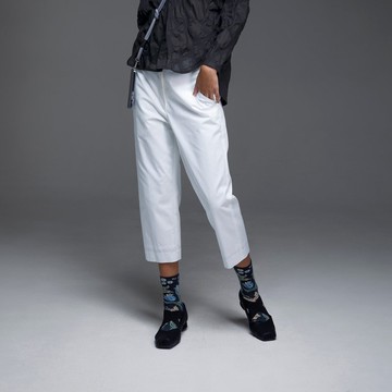 簡約棉質九分褲