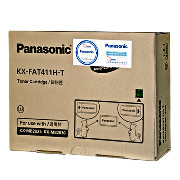 Panasonic國際牌 KX-FAT411H 原廠黑色碳粉匣(3隻裝) 適用Panasonic KX-MB2025TW、KX-MB2030TW【APP賺6%點數 領券最高折500】