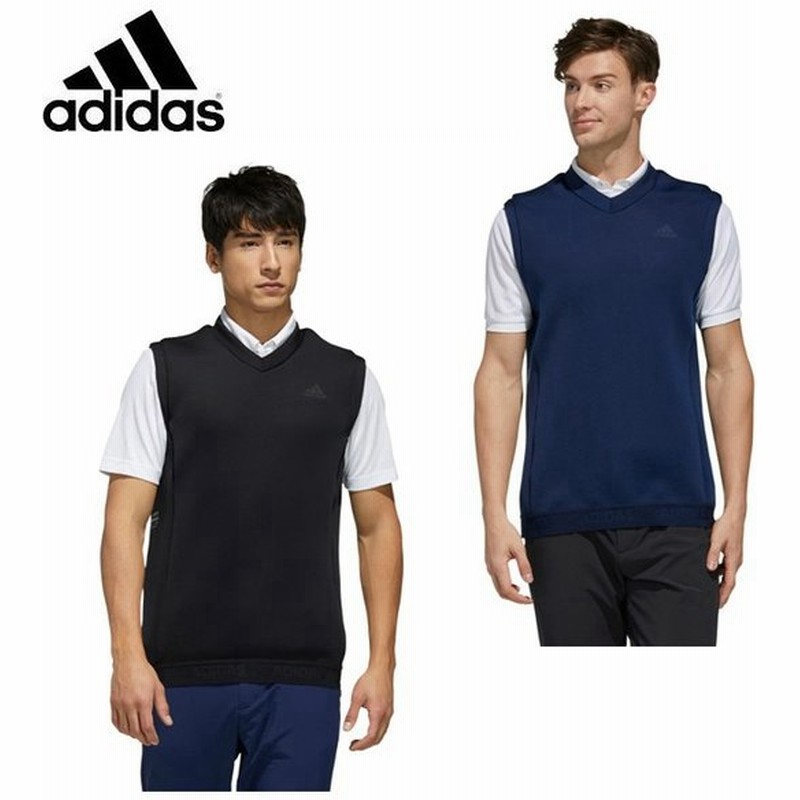 ダブル／ミストブルー 美品 アディダスゴルフ adidas GOLF メンズ