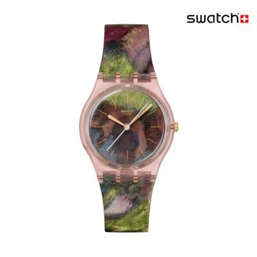 Swatch DEGAS S DANCERS 竇加《綠色和黃色的舞者》/古根漢美術館聯名 SO28Z131 (34mm)