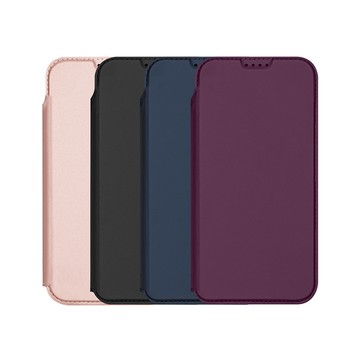 DUX DUCIS iPhone 18 Pro系列(共用17Pro系列) SKIN Pro 皮套 側翻皮套 (四色)黑色-18/17 P
