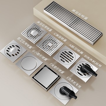 落水頭 地漏 304不銹鋼衛生間地漏全銅芯特厚隱形廚房地漏防臭蟲大排量防臭器