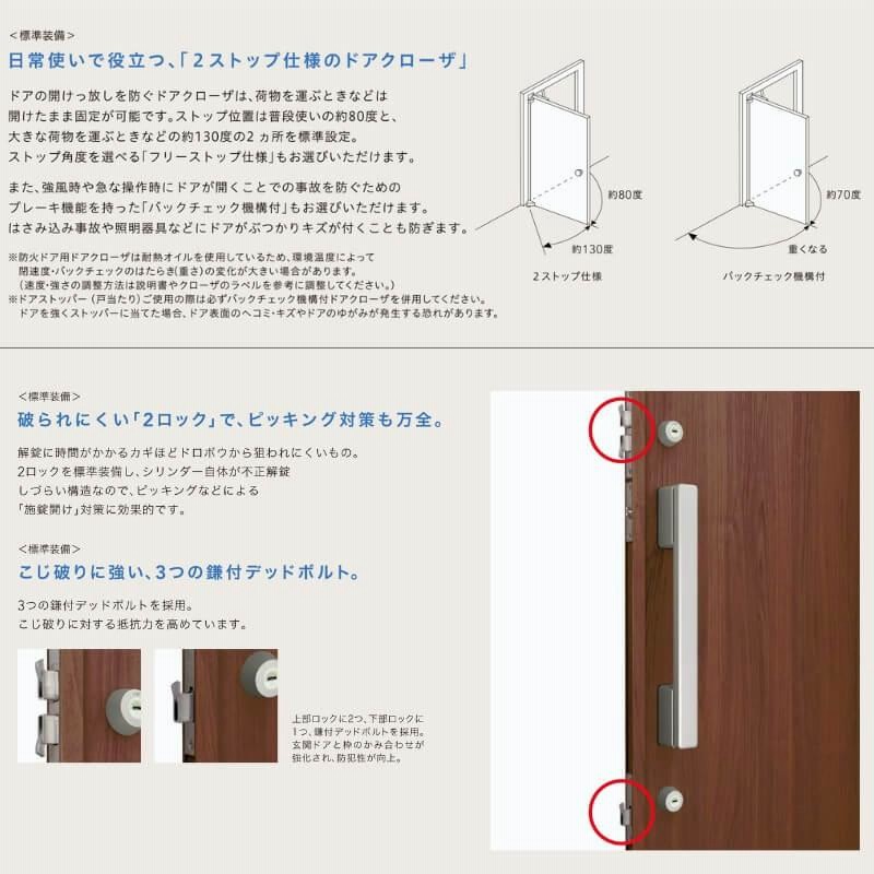 アルミサッシ ＬＩＸＩＬ 玄関ドア ジエスタ２ D65 片開き 断熱K4 内外同テイスト W924×H2330 - 工具、DIY用品