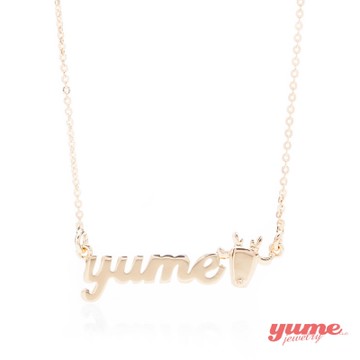 YUME 超迷你馴鹿名字項鍊