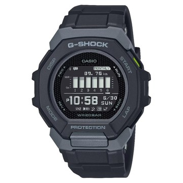 CASIO卡西歐 G-SHOCK GBD-300-1 藍芽多功能訓練錶 黑47.4mm